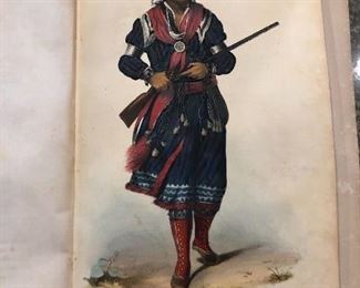 Tukoseemathla, a Seminole chief, History of Indian Tribes of North America 