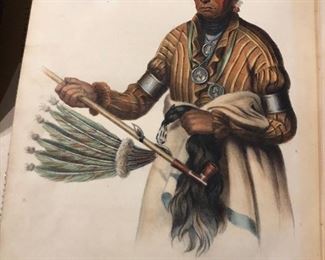 Naw-kaw, a Winnebago Chief,  History of Indian Tribes of North America 