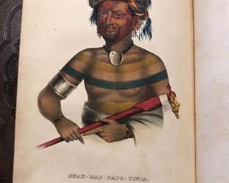 Shau-hau-Napo-tinia, an Ioway chief,  History of Indian Tribes of North America 