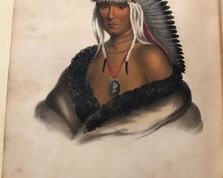 Petalesharro, a Pawnee brave, History of Indian Tribes of North America, octavo edition 