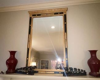 black & gold mirror