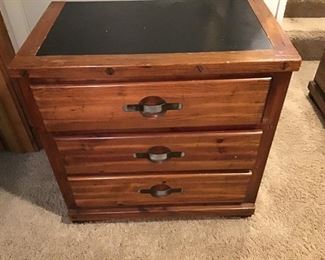 Young & Hinkle Leather Top Side Dresser