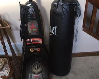 VACUM CLEANER, PUNCHING BAG with STAND
