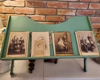 Victorian Era cabinet photo portraits.