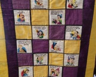 Hand made quilts and wall hangings