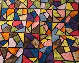 Hand made quilts and wall hangings