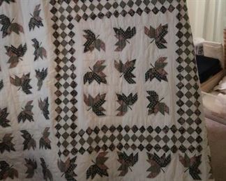 Hand made quilts and wall hangings