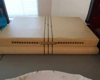 Three sets of flatware.