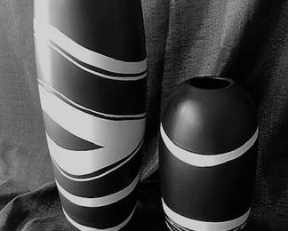 Black and White Vases