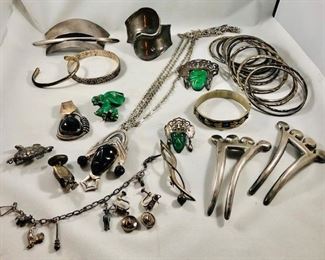 Early Mexican Silver Jewelry