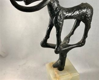 Modernist Bull Sculpture