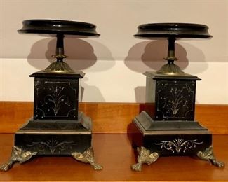 Pair Ornate Victorian Stands