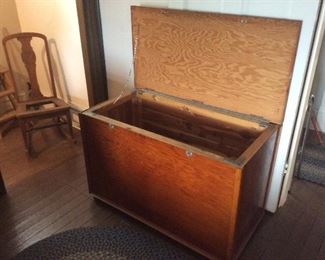 Old cedar box