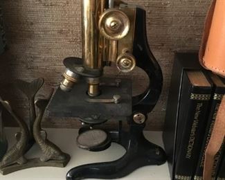 vintage microscope