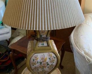 Lamps galore. Standing and table in all styles, shapes, and sizes.
