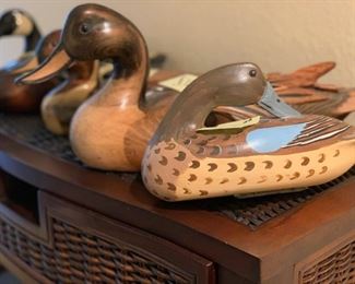 Roger Desjardins Heritage Decoy wooden ducks. May be purchased as a set of 6 or individual - first come-first served.