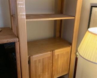 Bookshelves (x2) may be sold separately or together, Matching entertainment cabinet as well.