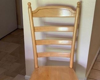 Kitchen table chairs x4 (sold as a set with the table).