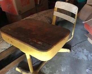 Vintage child's desk