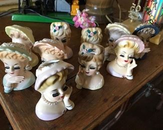 Inarco Japan small vintage head vases