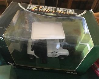 Die cast Metal golf cart