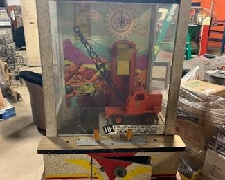 Steam shovel vintage coin-op game