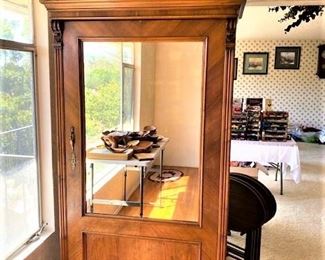 Mirrored China Hutch