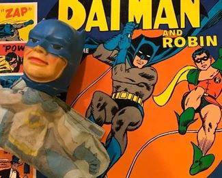 Vintage 1966 Batman Puppet and album