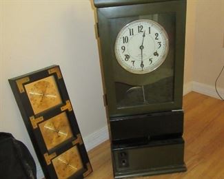 Antique time clock