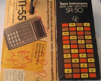 Two advanced vintage calculators