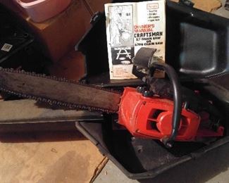 Large chain saw - one of two