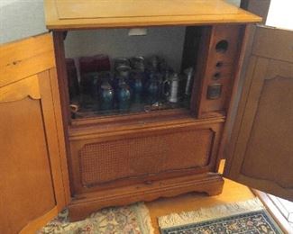 Old Dumont TV cabinet made into a bar