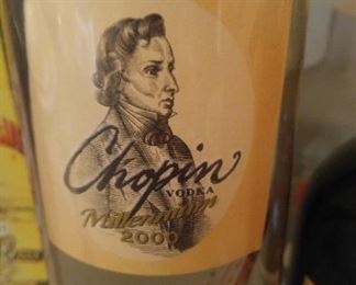 Rare and collectible Chopin 2000 Millennium bottle.