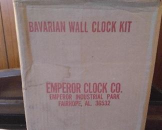 EMPEROR BAVARIAN WALL CLOCK KIT - NIB