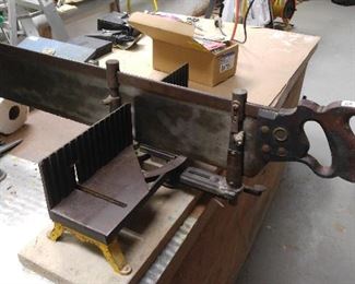 Large vintage miter for the collector/user