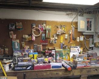 MANY POWER TOOLS, ALMOST ALL IN ORIG BOXES OR SHRINK WRAPPING