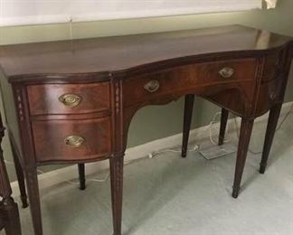 Antique Five Drawer Desk