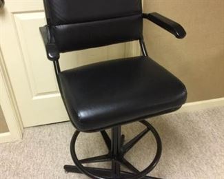 Black Swivel Bar Stool