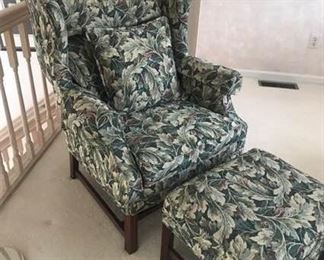 Club Chair and Ottoman