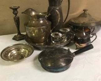 Large Silverplate Group
