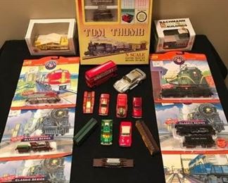 Miniature Trains and Cars