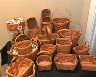 Nineteen Longaberger Baskets