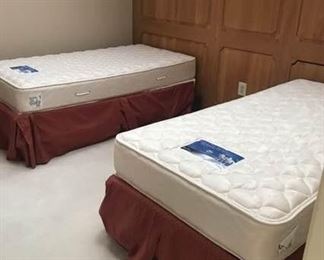 Pair of Twin Serta Mattresses and Box Springs