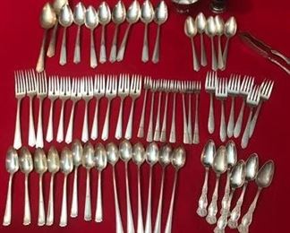 Sixty Four Piece Vintage Silverplate Flatware