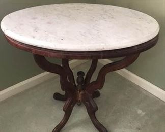 Vintage Marble Top Table