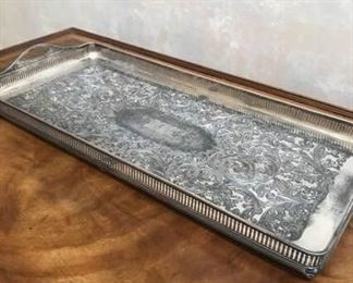 Vintage Silverplate Tray