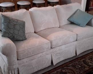 White Emerald-Craft sofa.