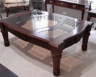 Large Bernhardt coffee table.