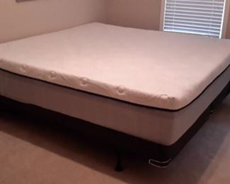 Nova king sized mattress and platform. Like new.