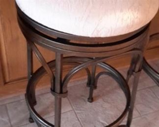 Four lovely swivel top stools in great condition.